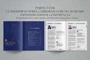Professional Conference Program Book, a Brochure Template by Oshin Design (Thumbnail 2 of 8)