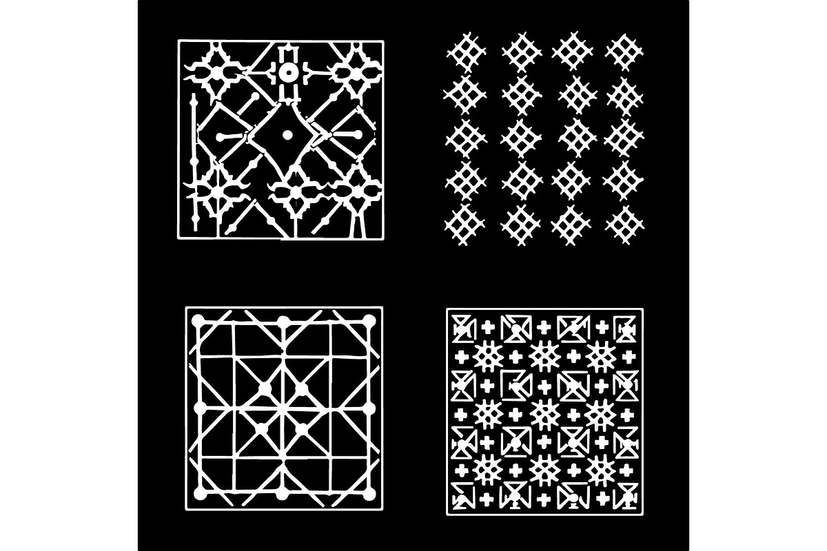 Geometric Pattern Panel Set, an Object Graphic by abu67222 (Photo 7 of 13)
