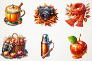 Autumn Aesthetic Elements Clipart, an Illustration by RobertsArt (Thumbnail 6 of 7)