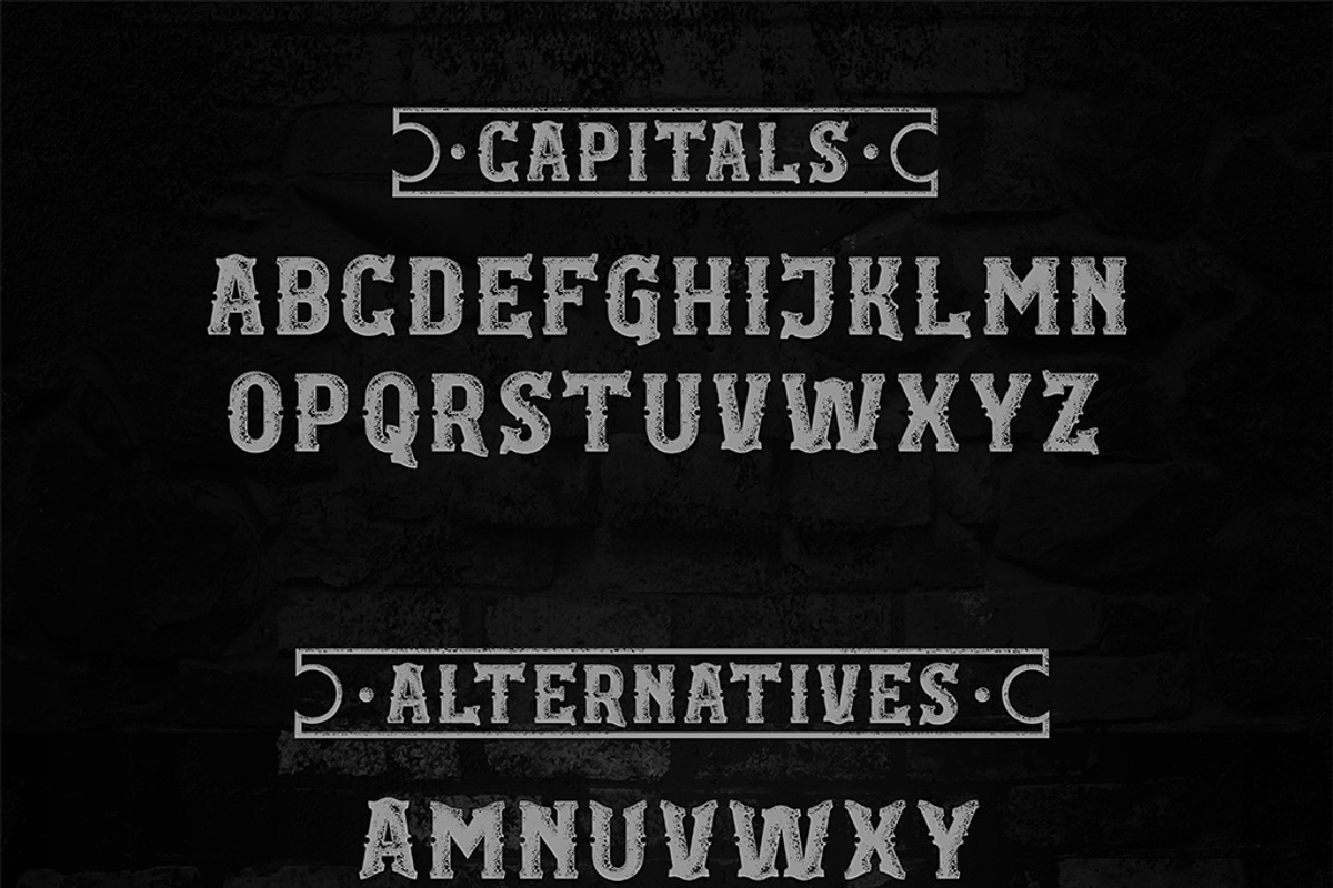 Hammer & Anvil Font preview 3
