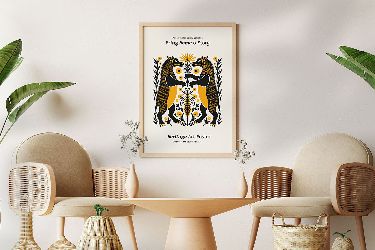 Modern Folk | Wall Art Creator, an Object Graphic by Leleka.Store (Photo 15 of 20)