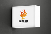 Phoenix Pixel Colorful Logo, a Branding & Logo Template by Design_Planet (Thumbnail 1 of 4)