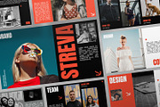Streva Modern Brand Google Slide, a Presentation Template by Portocraft (Thumbnail 1 of 7)