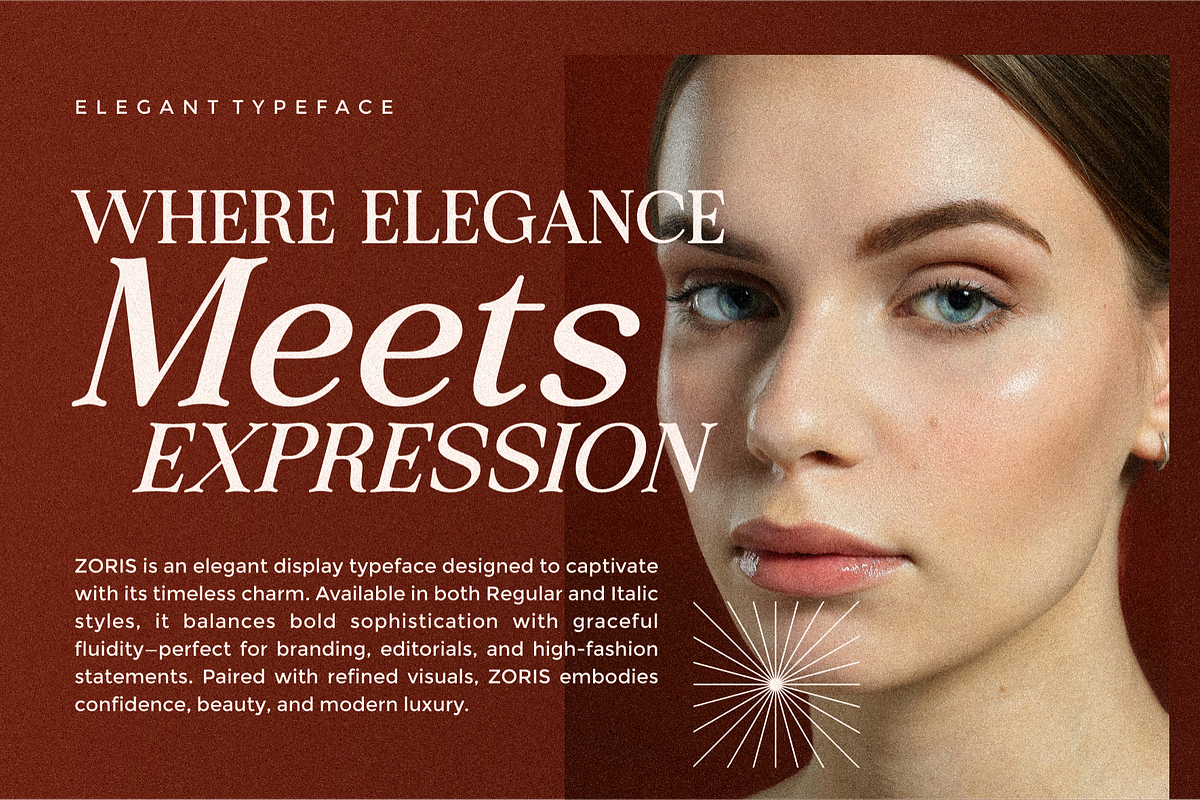 Zoris - Elegant Display Typeface, a Serif Font by MaikoHatta (Photo 2 of 9)