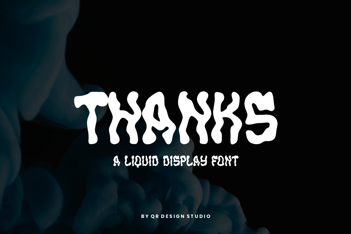 Oraskot - Liquid Display Font, a Handwritten Font by QR Design Studio (Photo 8 of 8)