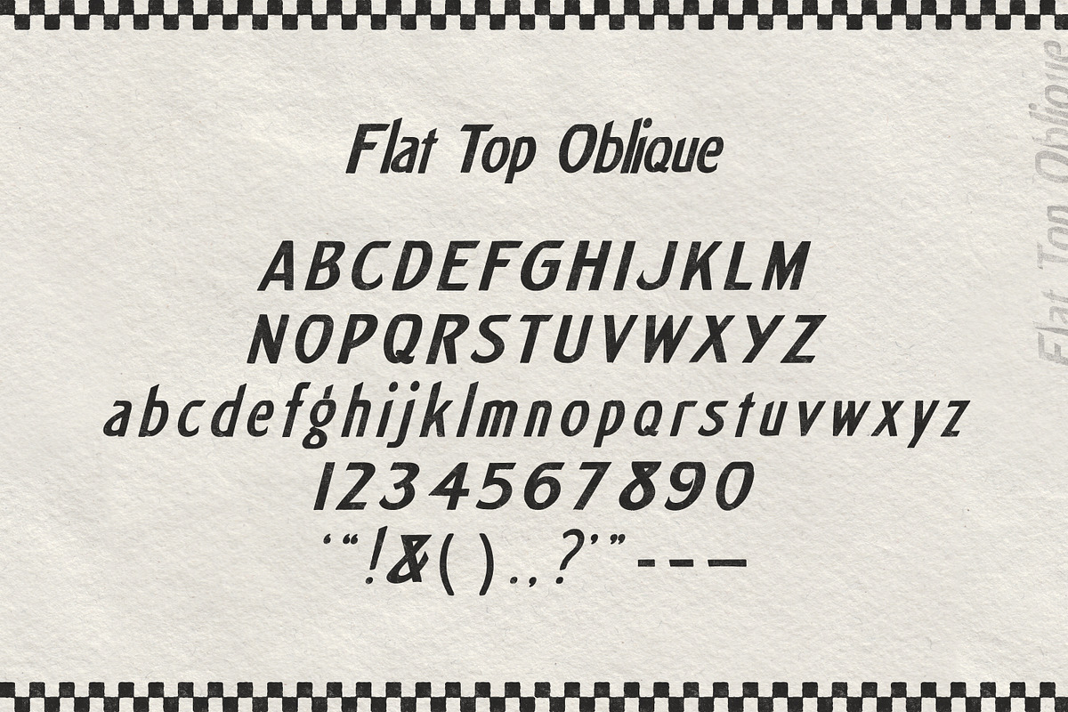 Flat Top Sign Painter Sans, a Sans Serif Font by Joseph Ernst Design Shop (Photo 3 of 5)