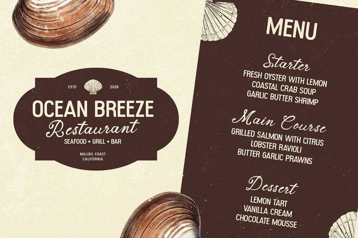 Coastal Memories - Vintage Font Duo, a Handwritten Font by Pixesia Studio (Photo 5 of 12)