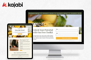 Kajabi Funnel Pages - Yellow & Olive, a Landing Page Template by Altenne | Kajabi Designer (Thumbnail 5 of 10)