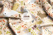 Animals in The Garden Patterns, a Pattern Graphic by DrawStudio1988 (Thumbnail 7 of 9)