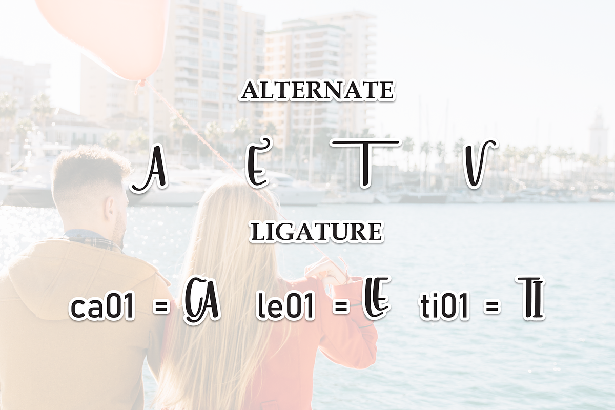 Valentine Vacation, a Script Font by Scratchones (Photo 8 of 9)