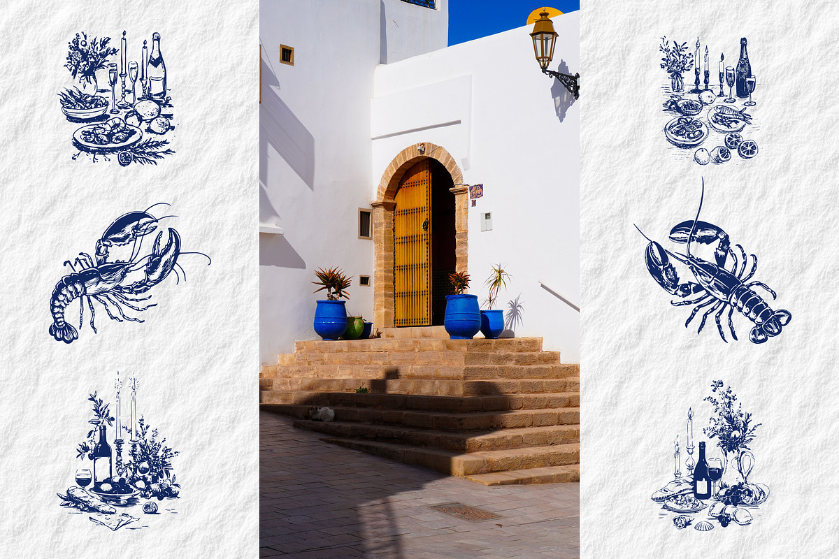 Mediterranean aesthetics, a Decorative Illustration by Chikovnaya (Photo 5 of 17)
