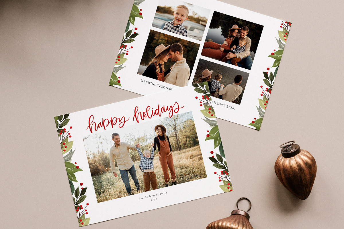 Christmas Card Template CD222, a Card Template by Salsal Design (Photo 1 of 4)