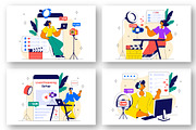 10 Live Streaming Setup Illustration, a Technology Illustration by denayunebgt (Thumbnail 2 of 4)