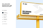 Outdoor Billboard Mockup PSD, an Advertising Mockup by graphypix (Thumbnail 2 of 4)