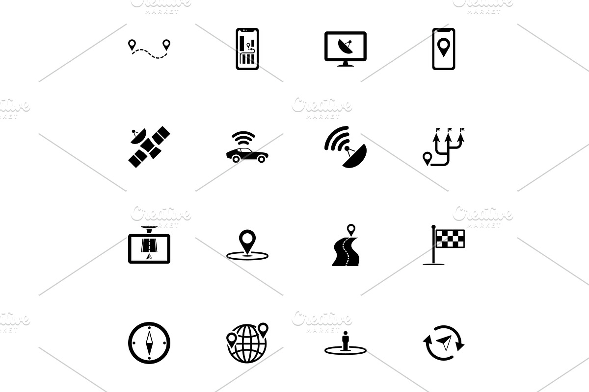 Satellite icon - Expand to any size, a Technology Illustration by Artsaba Family