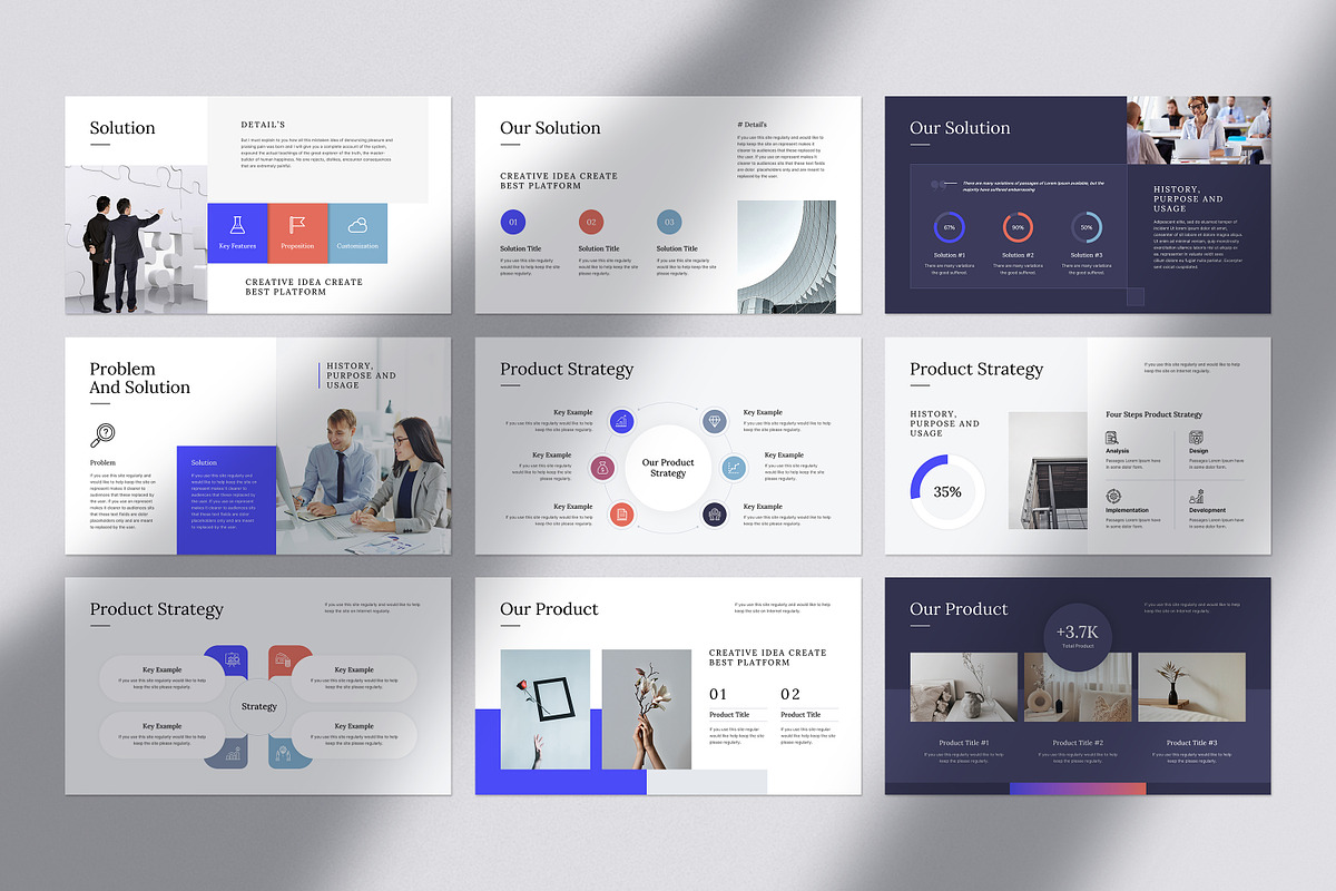 Business Pitch Deck Presentation, a Presentation Template by GoldenPixelStudio (Photo 10 of 29)