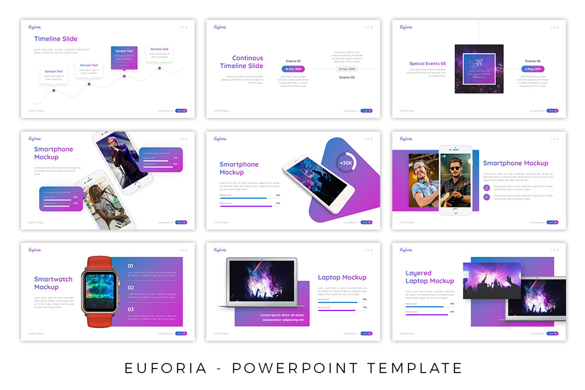 Euforia - Concert Powerpoint Templat, a Presentation Template by Brandearth RRGraph (Photo 5 of 7)
