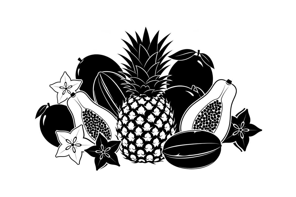 Pineapple Silhouette Vector Bundle, an Illustration by jahid234 (Photo 36 of 51)