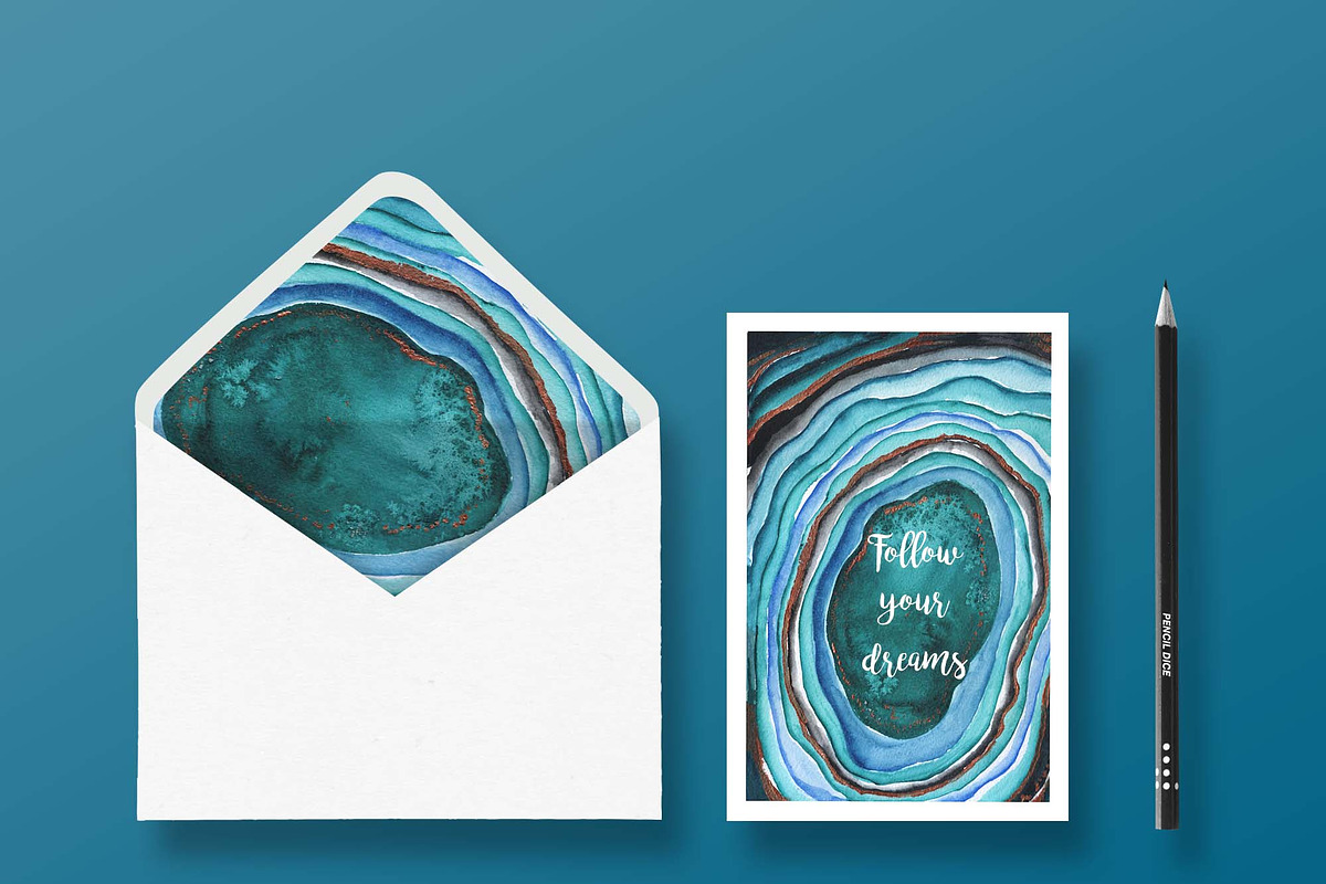 Agate watercolor texture backgrounds, a Texture Graphic by digital_essence (Photo 9 of 16)