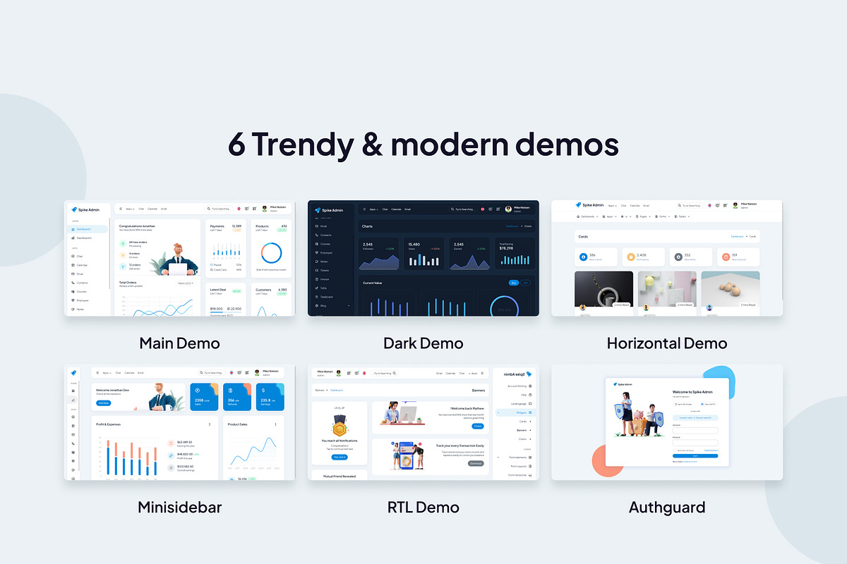 Spike Angular Admin Template
