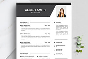 Professional Resume CV Template, a Resume Template by Blackcloud_Creations (Thumbnail 3 of 5)