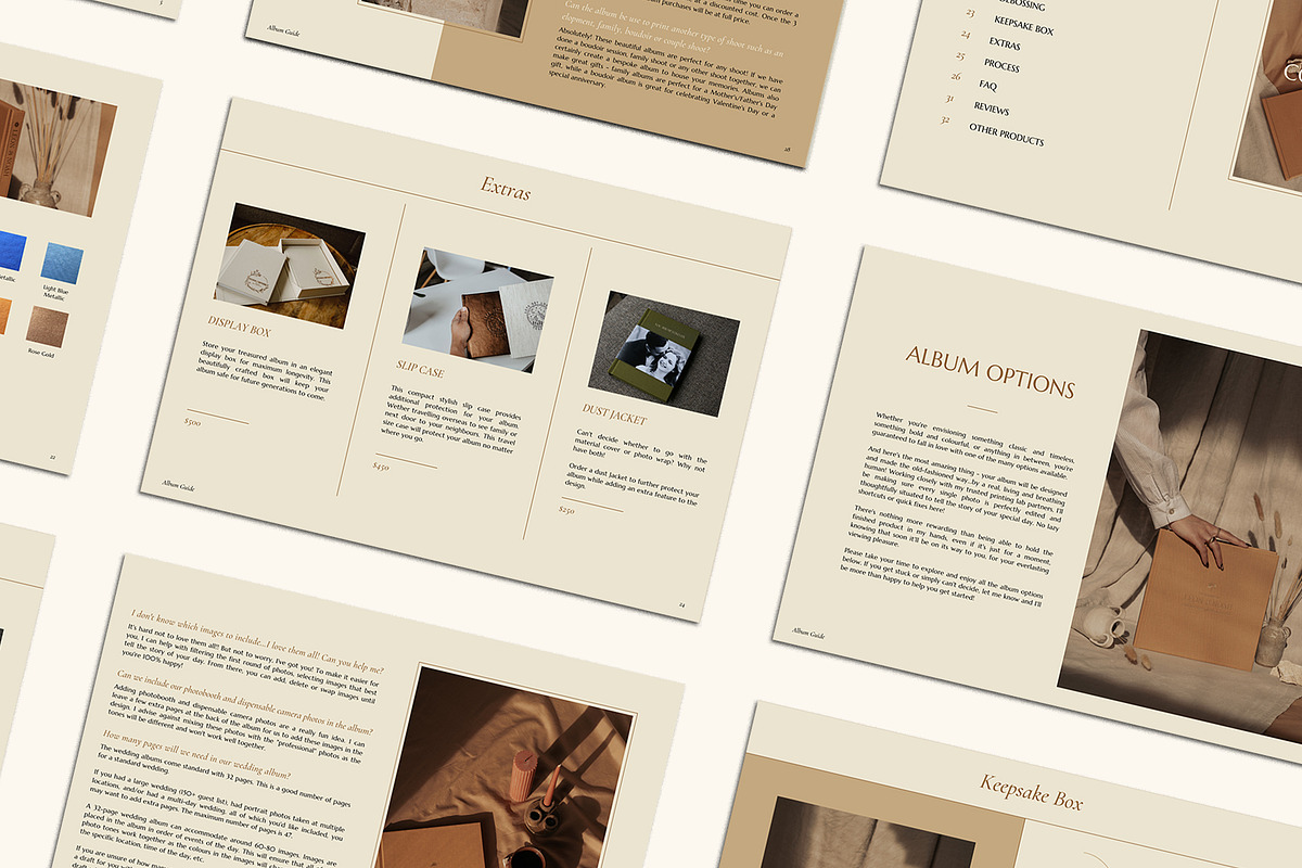 Trendy | Album Guide PDF, a Templates & Theme by Studio Leelou (Photo 8 of 10)