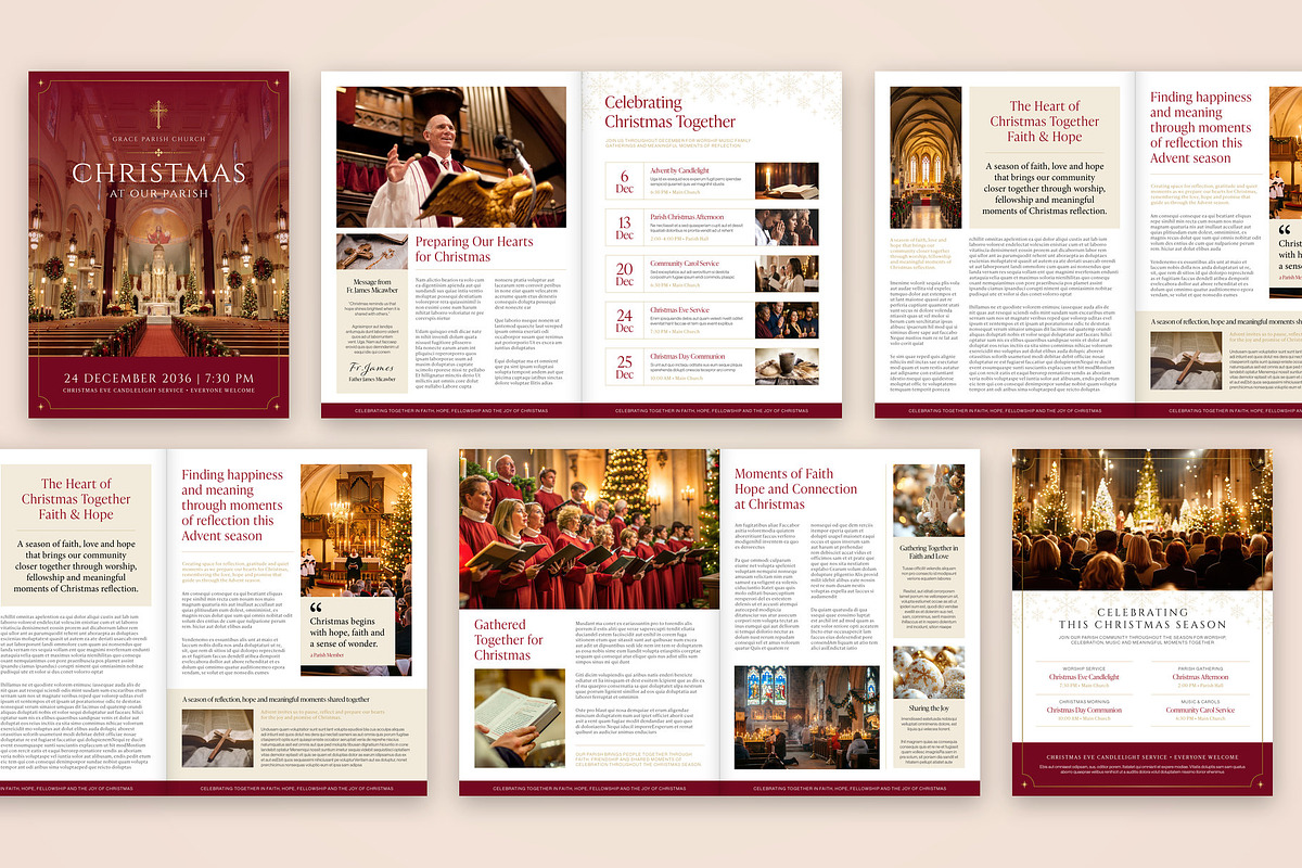 Christmas Church Digital Magazine, a Magazine Template by BrandPacks (Photo 2 of 5)