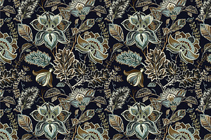 4 Vintage Floral Patterns