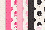 Hot Pink Hot Air Balloons & Patterns, an Illustration by Amanda Ilkov (Thumbnail 5 of 5)