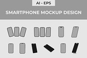 Smartphone Mockup with Blank Screen, an Android Mockup by Lakhan1998 (Thumbnail 1 of 5)