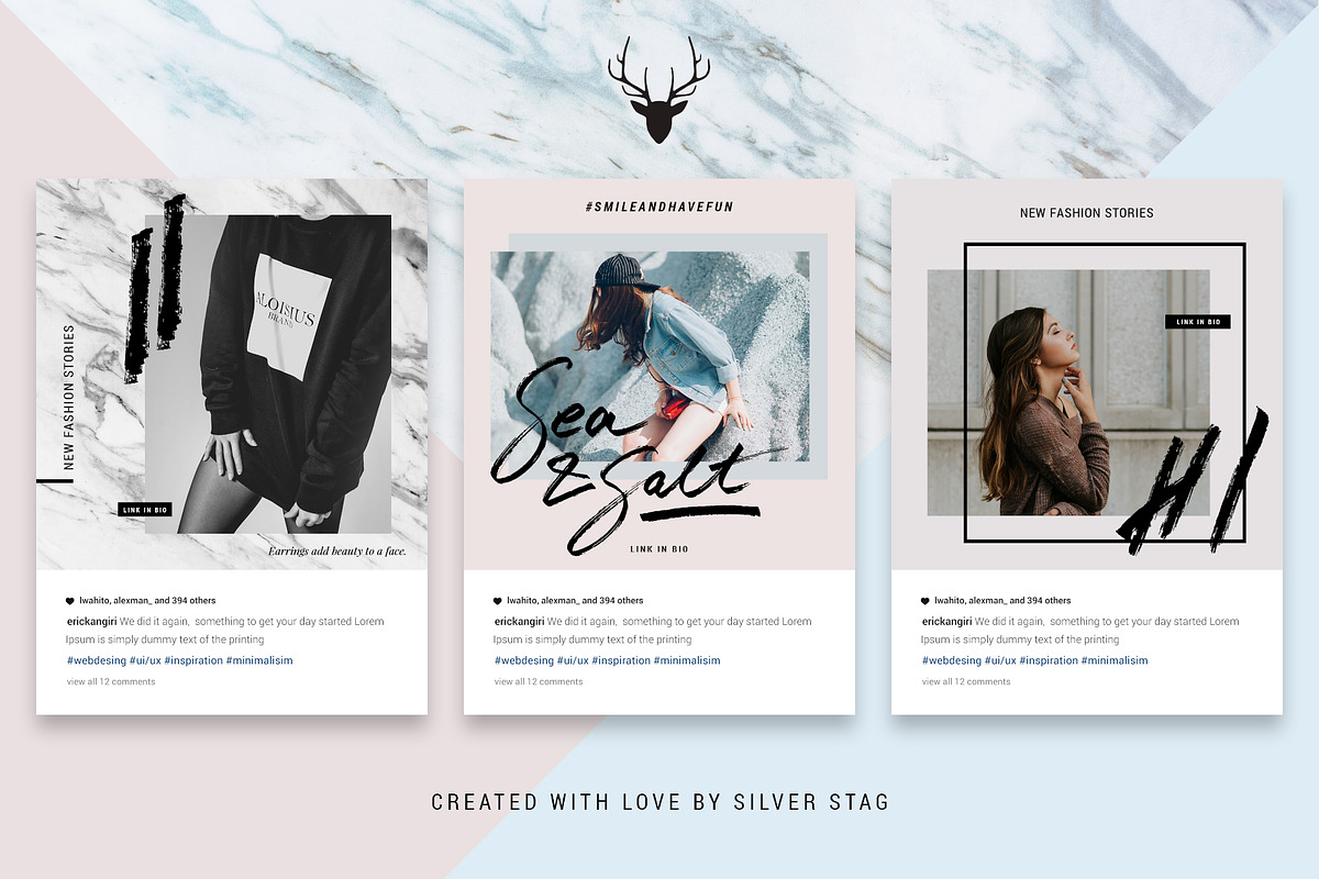 ANIMATED Hand-Drawn Instagram Posts, a Social Media Template by SilverStag Type Foundry (Photo 13 of 14)