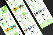 Personal Portfolio Website Layout, a Landing Page Template by Spark_Creative (Thumbnail 5 of 5)