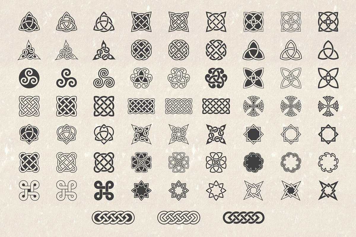 Celtic Knots & Ornaments Bundle 1, a Decorative Illustration by Seaquint (Photo 5 of 8)