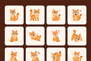 Bundle of Cat Vector Icons, an Emoji Icon by Creative Stall (Thumbnail 9 of 12)