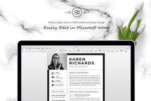 MS Word CV Design 2 Pages Best CV