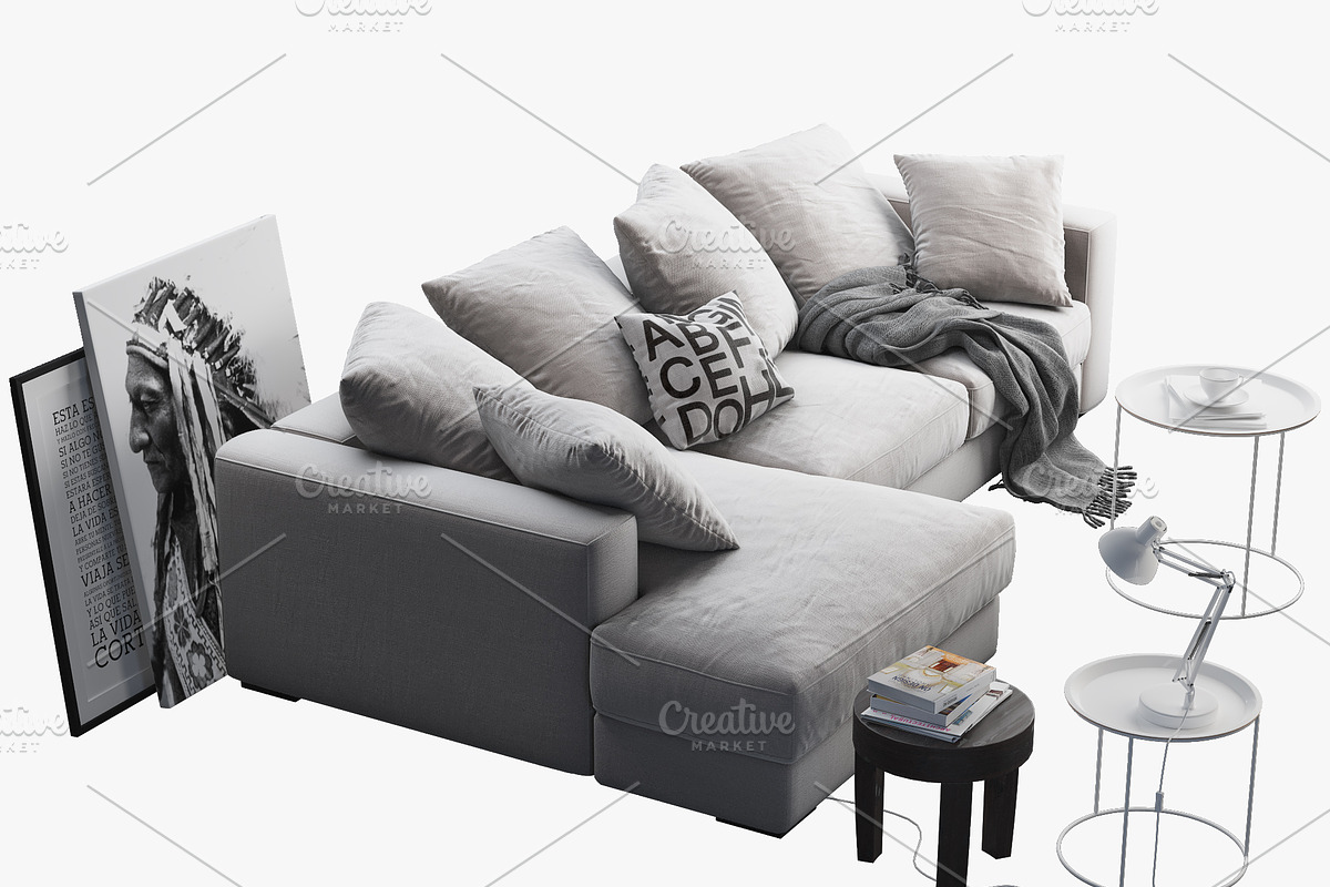 Cenova sofa 1 3d model, a Furniture 3D Model by 3dmitruk (Photo 4 of 9)