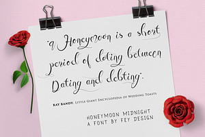 Honey Moon Midnight - Two Fonts