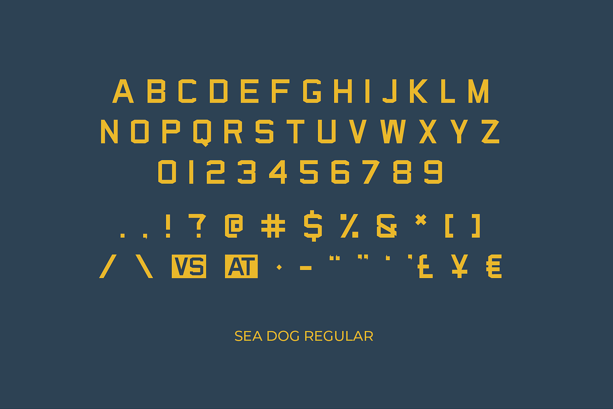 Sea Dog | Sports Display Font, a Font by Doug Houvener (Photo 2 of 9)