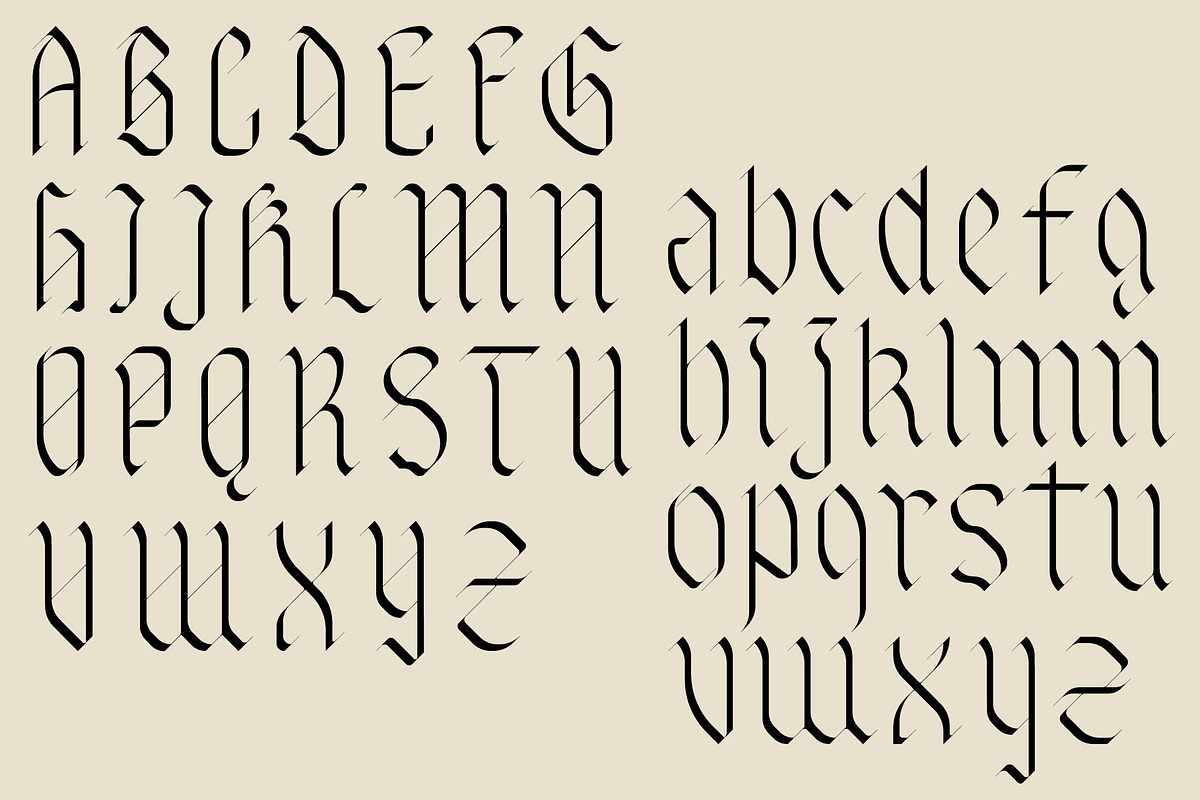 Scimitar | Blackletter Display Font, a Blackletter Font by Mad Supply (Photo 5 of 9)
