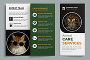 Animal Care Trifold Layout, a Brochure Template by MightyDesign (Thumbnail 4 of 7)