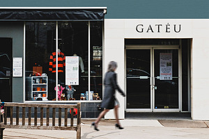 Store Front Retail Sign Mockup