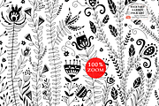 Backyard Garden Folk Art, a Pattern Graphic by Arie Clares (Thumbnail 2 of 13)