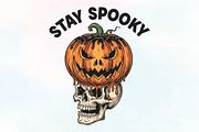 Halloween PNG Halloween skeleton, an Illustration by CraftArtStudio (Thumbnail 1 of 4)