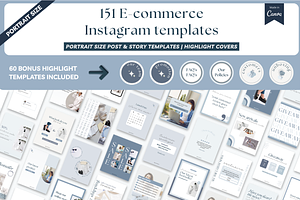 E-commerce shop Instagram Canva post