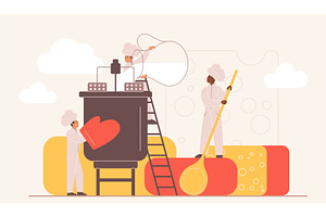Traditional food & local dishes, an Illustration by Lemberg Vector