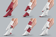 7 Medium Socks Mockup Female Leg, a Bottom Mockup by Grow Design Craft Studio (Thumbnail 3 of 7)