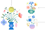 Gradient Flowers: posters, elements, an Object Graphic by Lena Nikolaeva (Thumbnail 12 of 17)