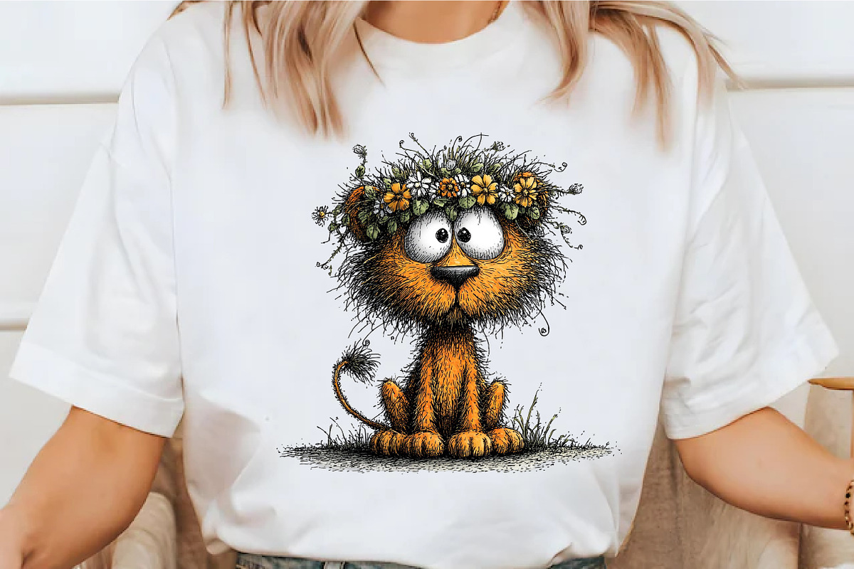 Spring Safari Whimsical Clipart, an Animal Illustration by designcity5 (Photo 4 of 5)
