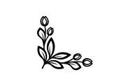 Floral Corner Ornament Vector Bundle, an Illustration by Designs_River (Thumbnail 8 of 51)