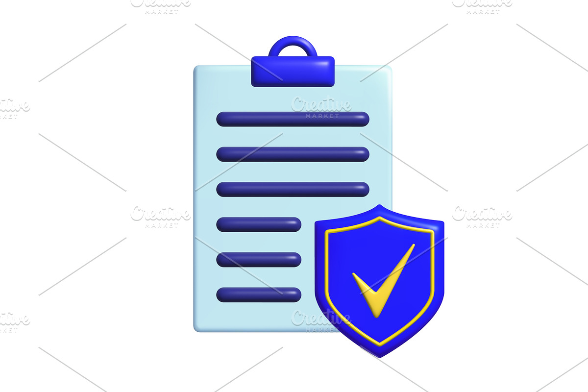 The blue clipboard shows horizontal, a Texture Illustration by Woters little shop
